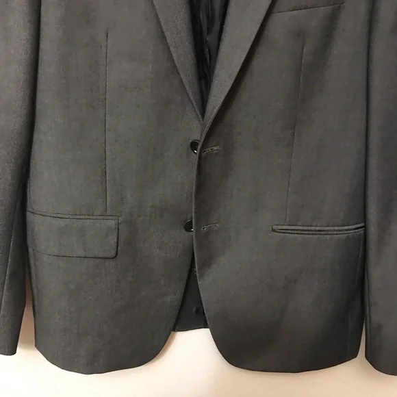 John Varvatos Gray 2 Button Blazer 38S
